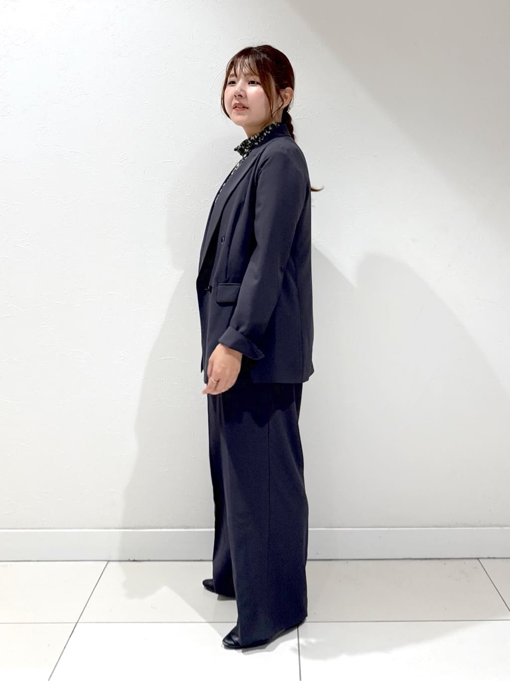 YUUKIさんの「INDIVI｜【軽く羽織れる！】ダブルジャケット」を使ったコーディネート