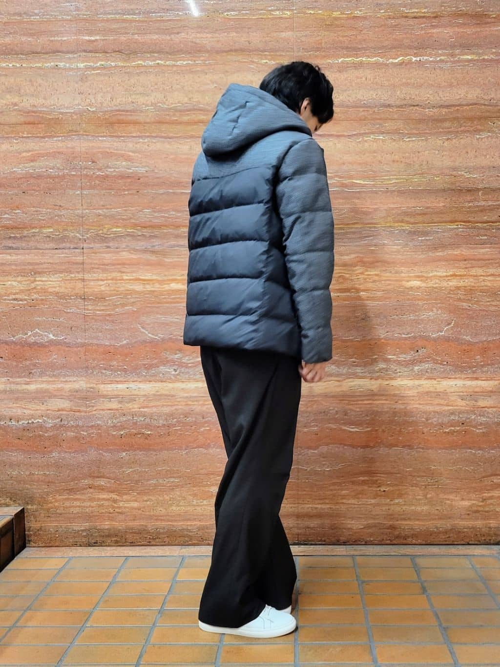 piroyaさんの「TAKEO KIKUCHI｜カラーコンビ ダウンブルゾン」を使ったコーディネート