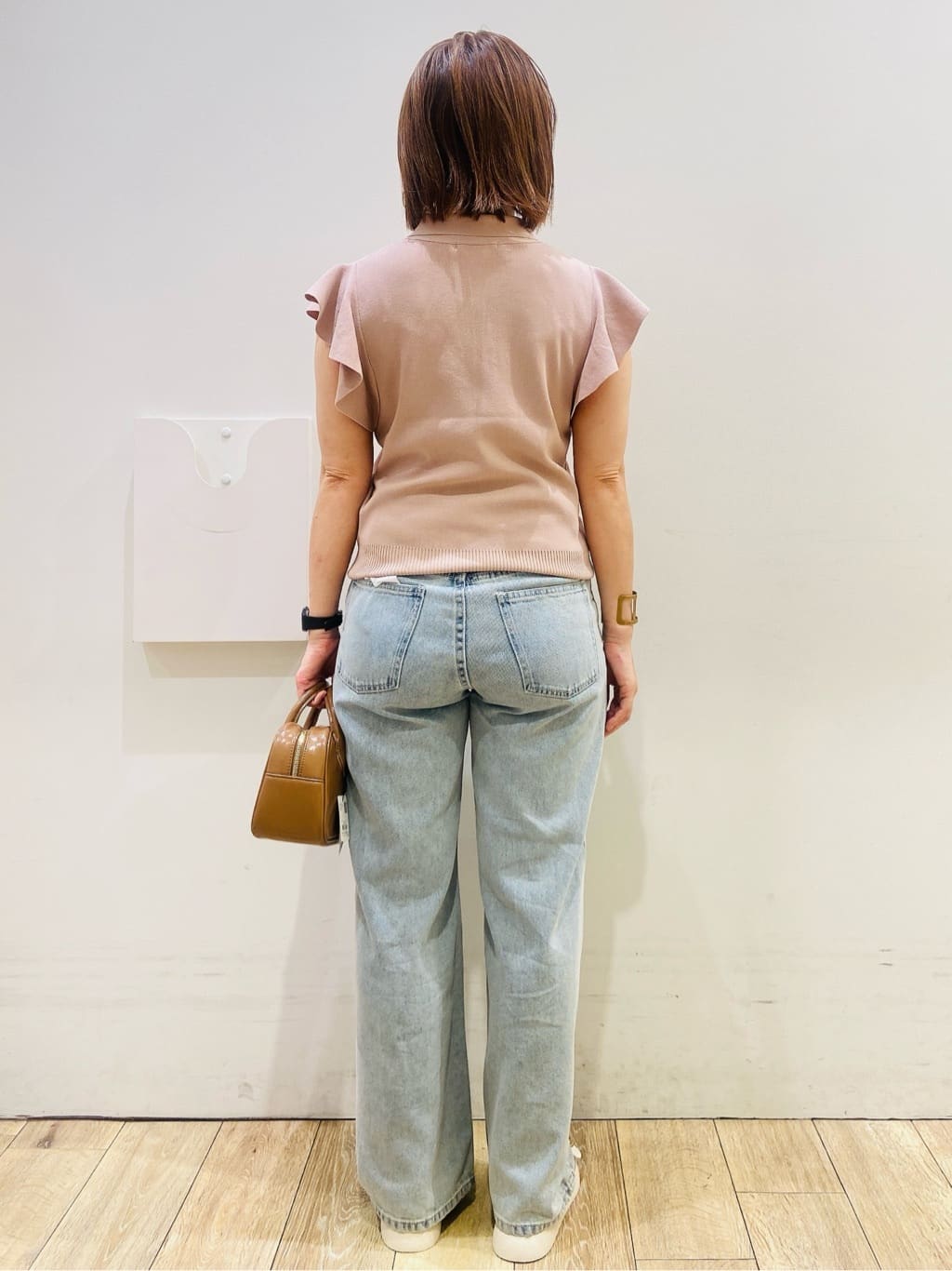 YUKOさんの「index｜《丈が選べる》デニムバギーパンツ【洗濯機洗い可】」を使ったコーディネート