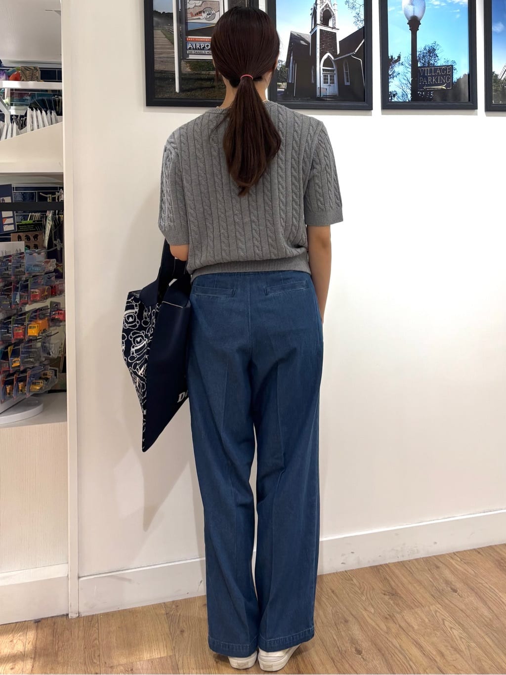 Ririkaさんの「Dessin｜ケーブルカーディガン」を使ったコーディネート