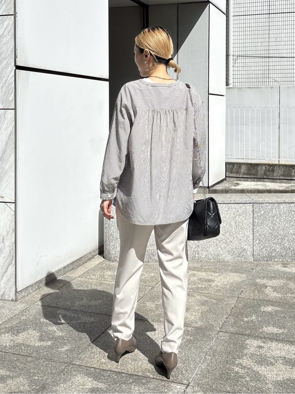 kotakiさんの「INDIVI｜【コットン】シャツ切り替えカットソー」を使ったコーディネート