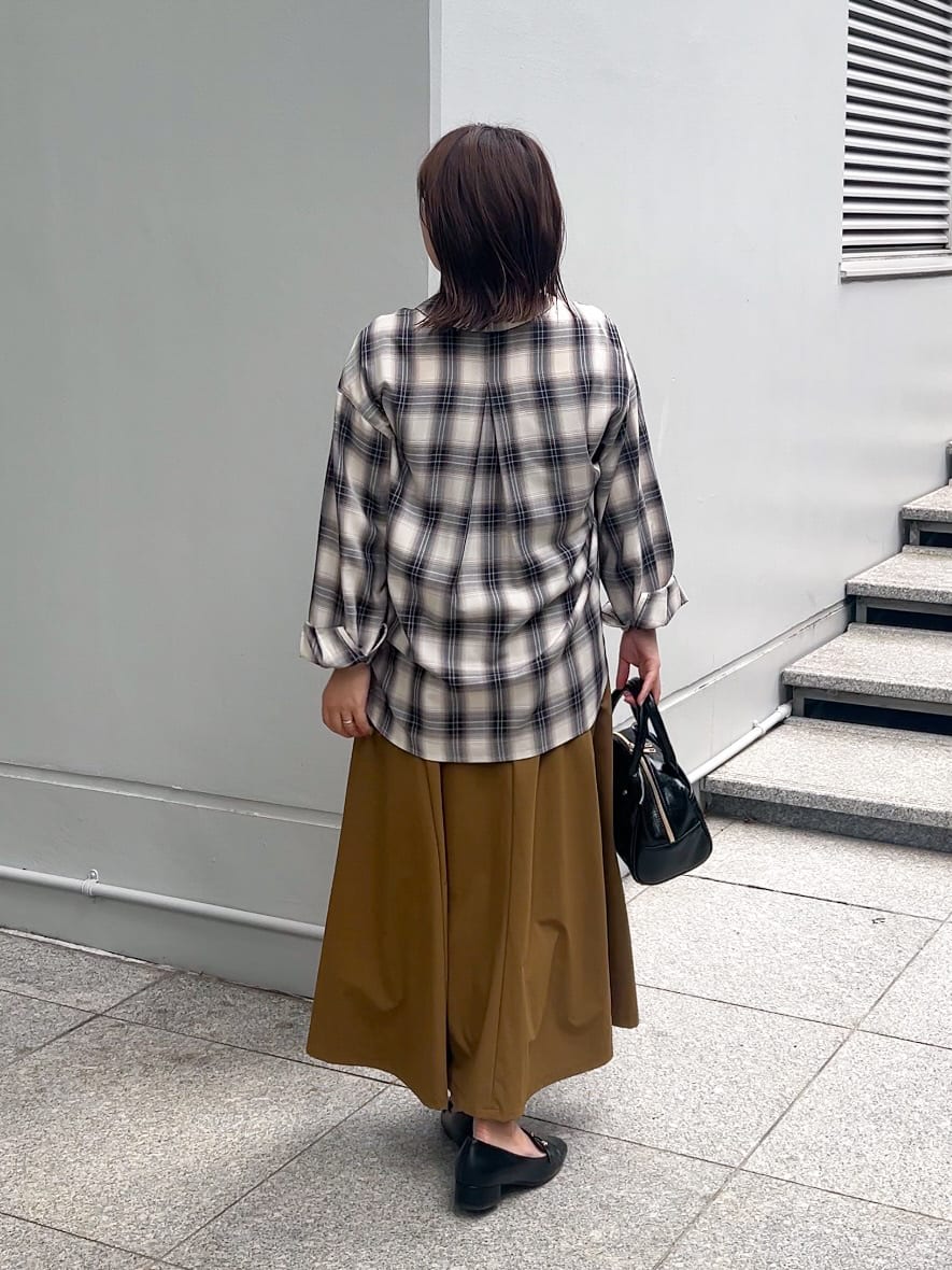 ちびゆきさんの「grove｜2WAYスクエアネックタンク」を使ったコーディネート
