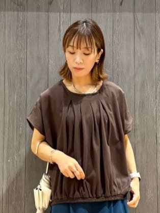 meiさんの「SHOO･LA･RUE｜【S-LL/軽量】さらさらストレッチ ガウチョパンツ」を使ったコーディネート