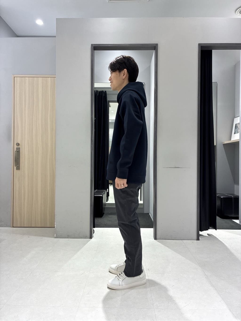 わいずみさんの「TAKEO KIKUCHI｜【袖取り外し可】デタッチャブル ダウンブルゾン」を使ったコーディネート