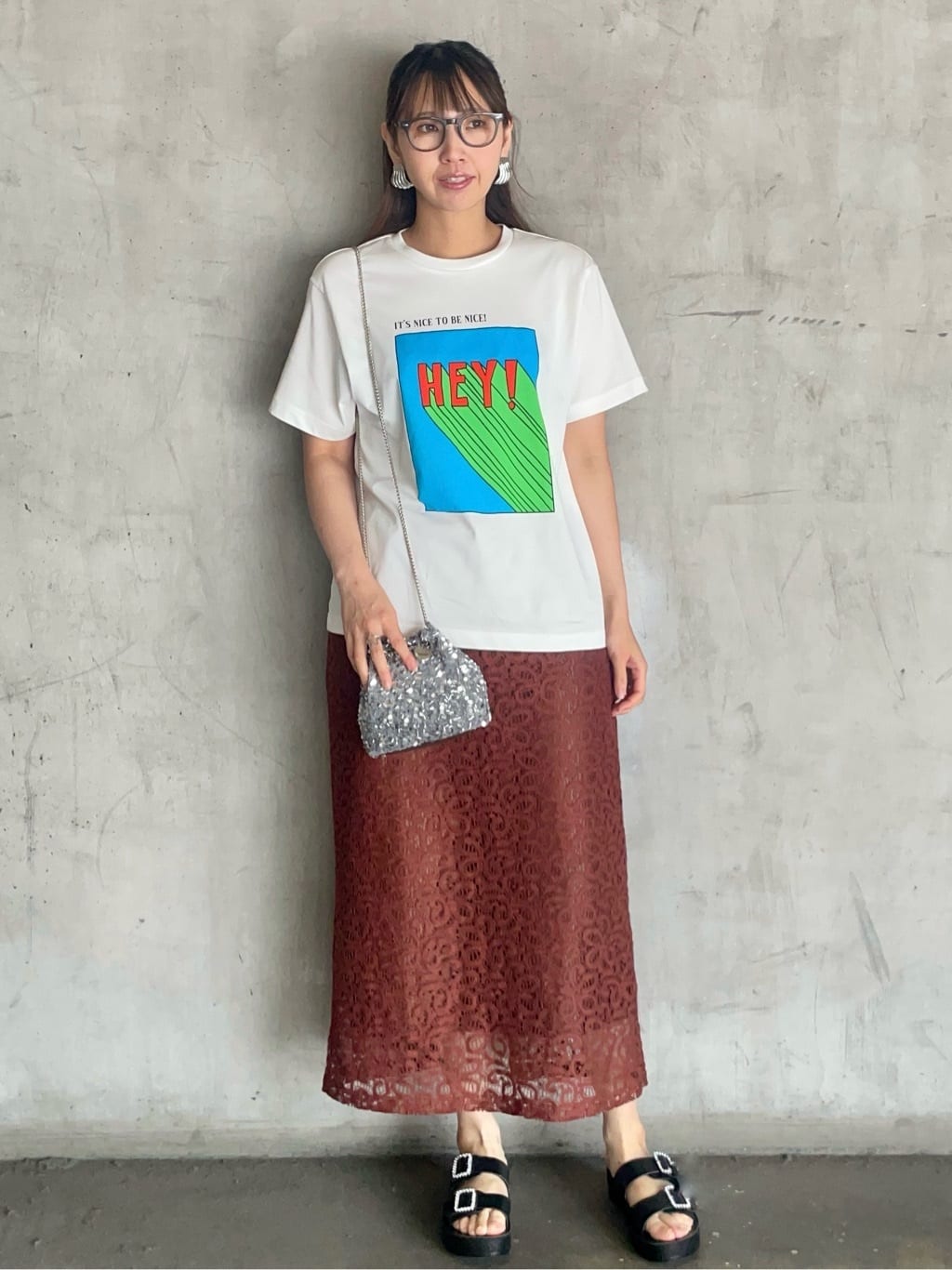 sskさんの「OPAQUE.CLIP｜【Pontre Studio／ポンレストゥディオ】別注グラフィックTシャツ」を使ったコーディネート