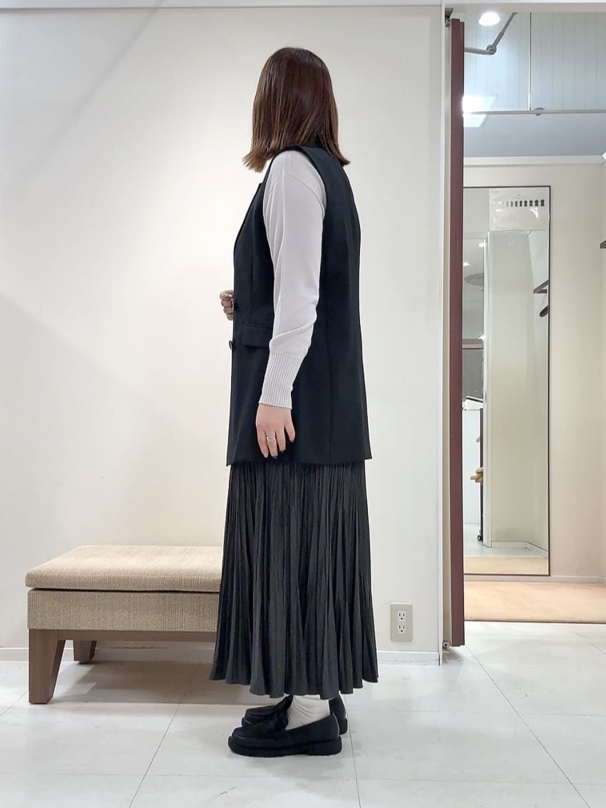 YUIさんの「UNTITLED｜【セットアップ可/洗える】スラブテーラードカラージレ」を使ったコーディネート