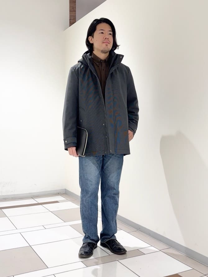 及川さんの「TAKEO KIKUCHI｜【3WAY】ドビー ダウンライナー付ブルゾン」を使ったコーディネート