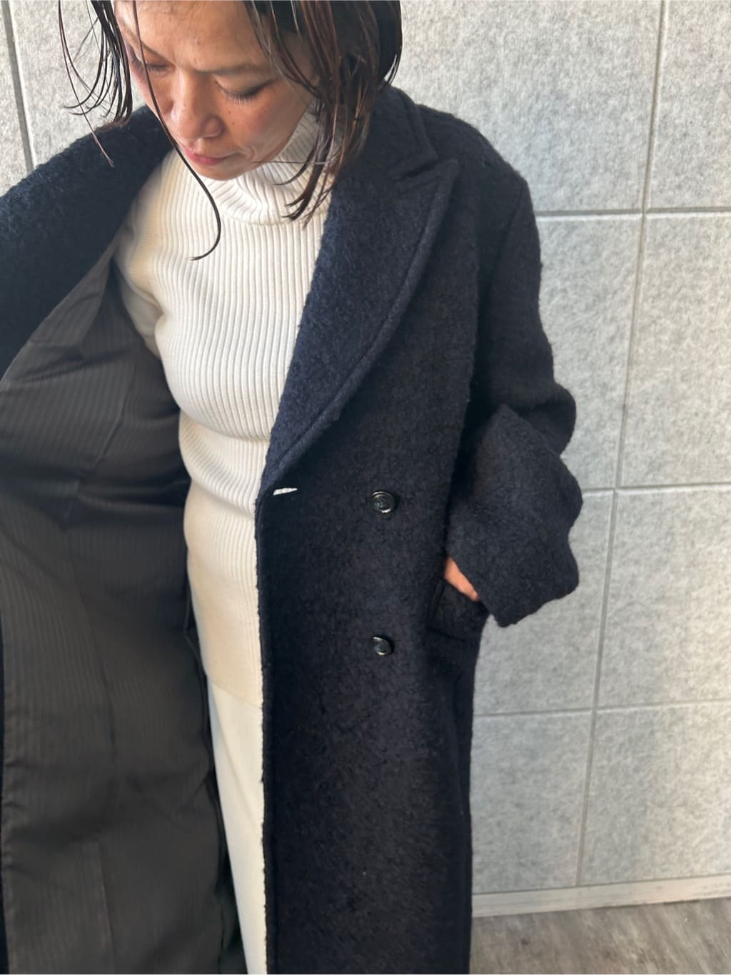 yukoさんの「CODE A｜M long coat」を使ったコーディネート