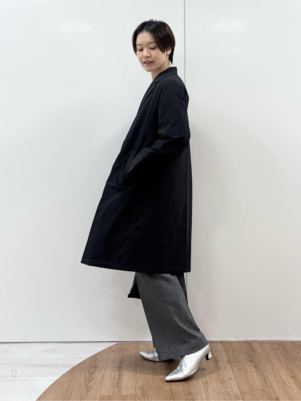 kanaeさんの「INDIVI｜【超軽量／蓄熱】ライトパフチェスターコート」を使ったコーディネート