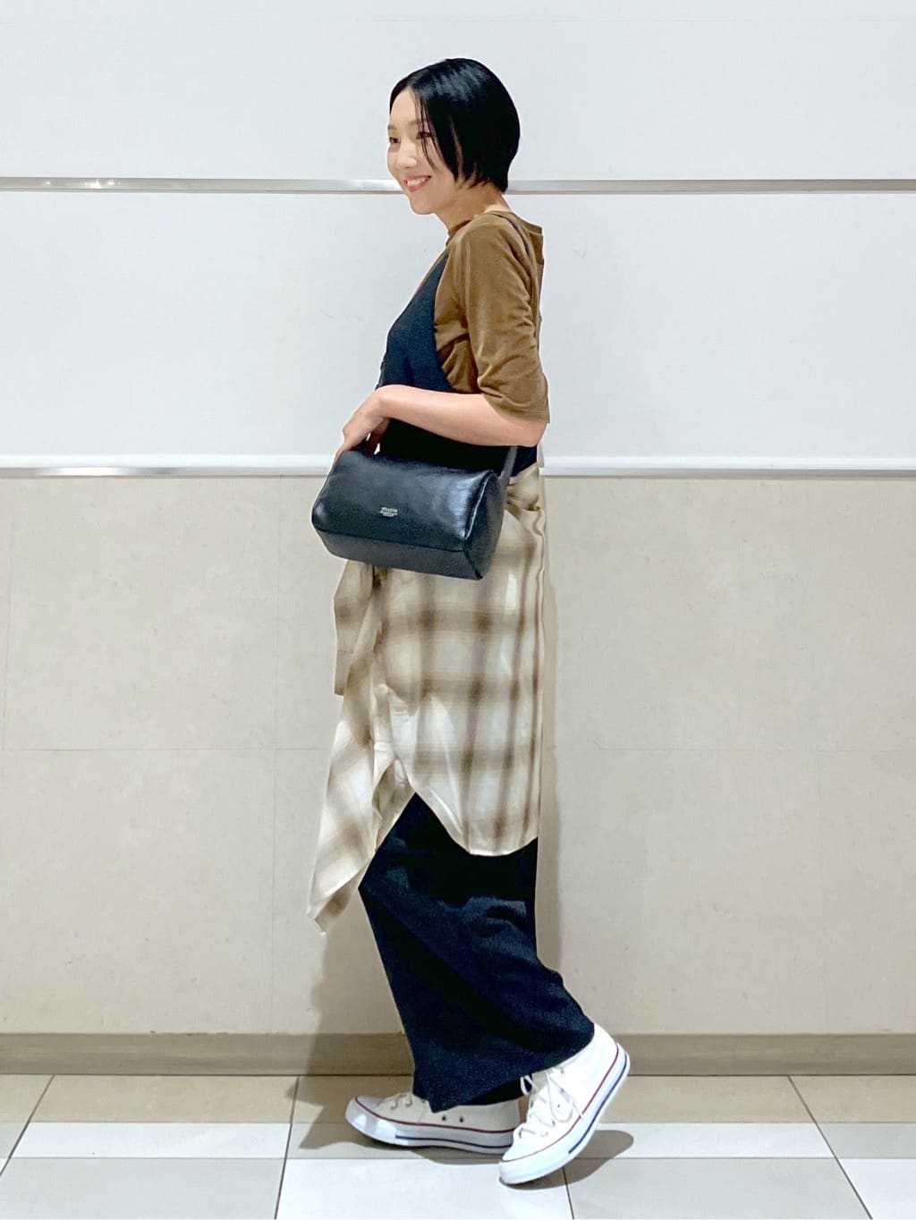 eriko さんの「Dessin｜【洗える】シアーベロアトップス」を使ったコーディネート