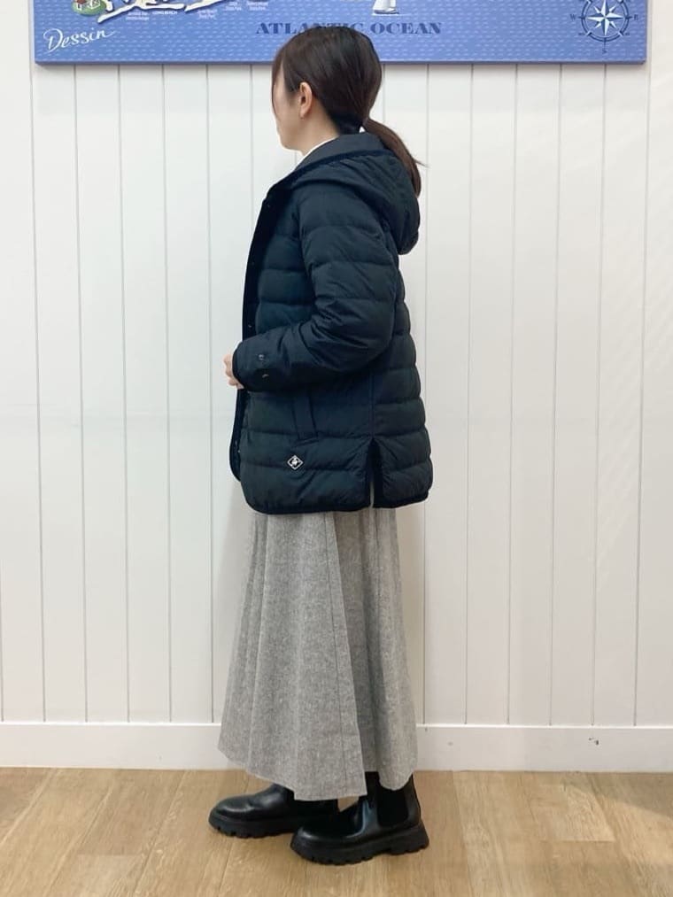 yoshiさんの「Dessin｜【撥水・2WAY】ミュラーダウンコートミドル丈」を使ったコーディネート