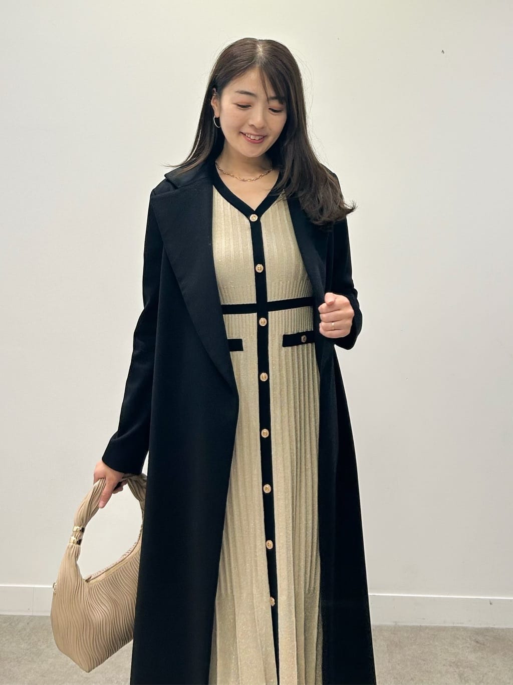 hayaseさんの「COUP DE CHANCE｜【カシミヤ100％／日本製】ロングガウンコート」を使ったコーディネート