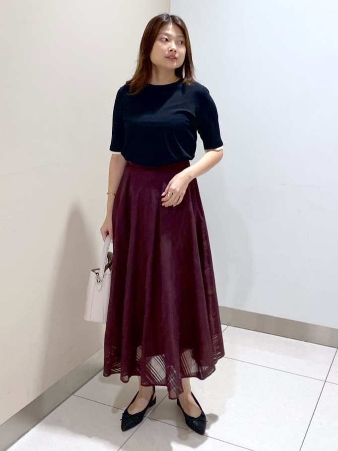 kanaさんの「UNTITLED｜【アンサンブル可/薄手】ベーシッククルーネックカーディガン」を使ったコーディネート