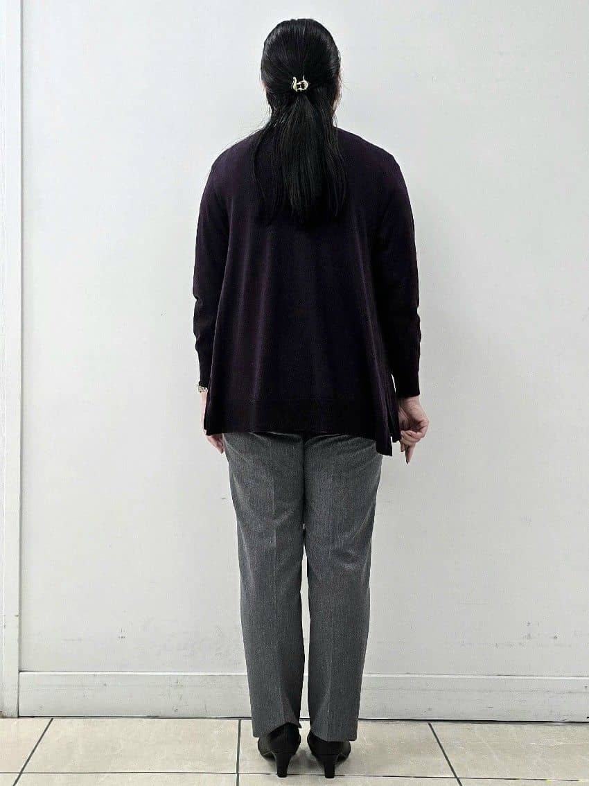 fkeさんの「Reflect｜【ちくちくしない／アンサンブル可／通勤におすすめ◎】オフボディ着流しカーディガン」を使ったコーディネート