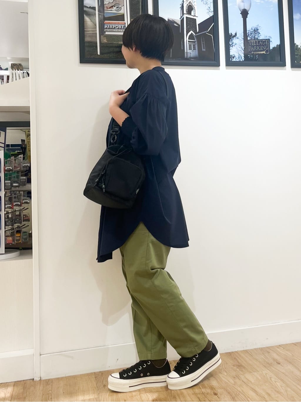 Asukaさんの「Dessin｜【洗える】ラグランスリーブチュニックシャツ」を使ったコーディネート