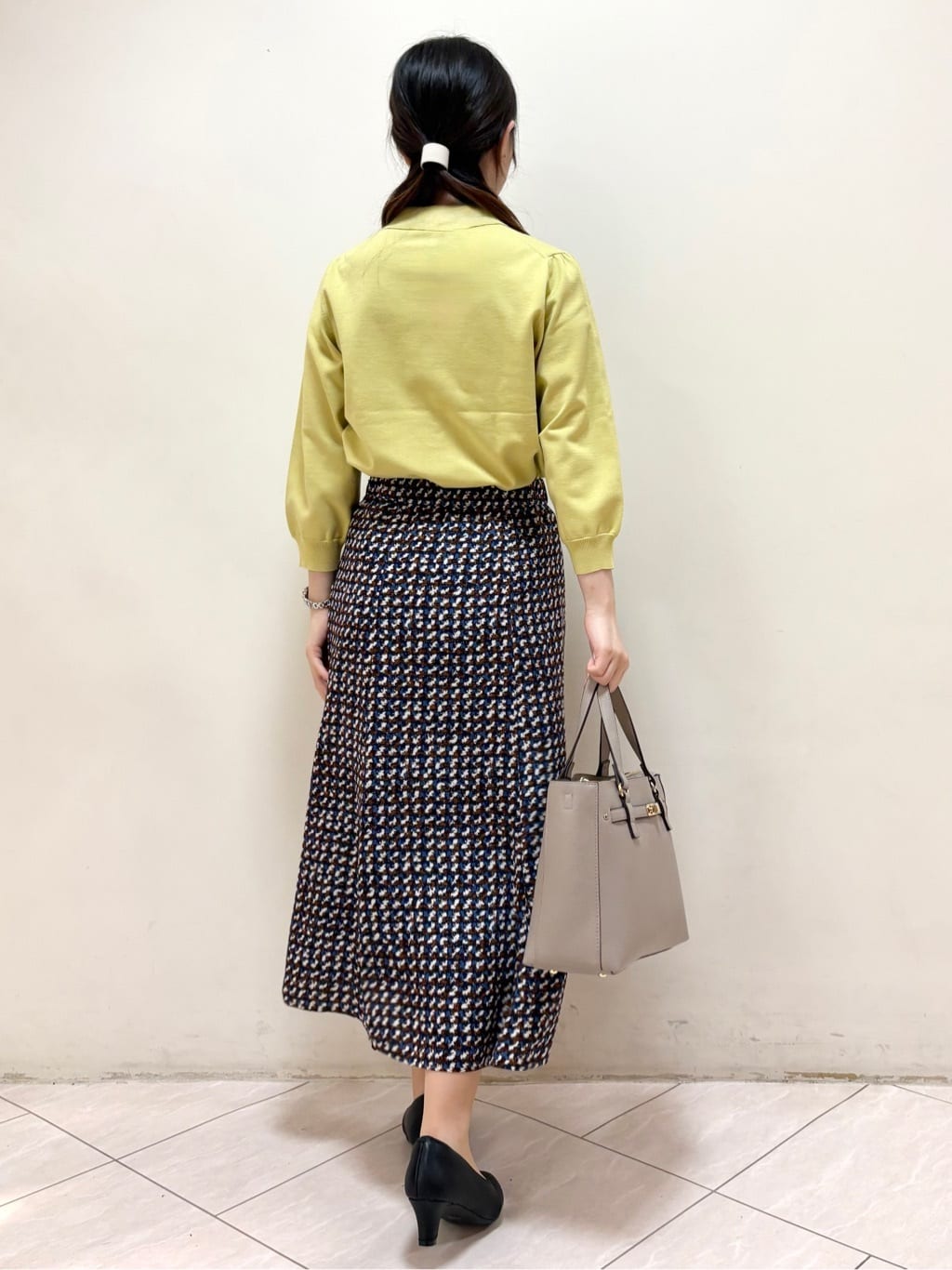 mikiさんの「Reflect｜【透けにくい◎】衿付き七分袖ニット」を使ったコーディネート