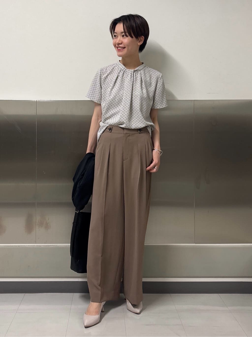 kanaeさんの「INDIVI｜【軽く羽織れる！】ダブルジャケット」を使ったコーディネート