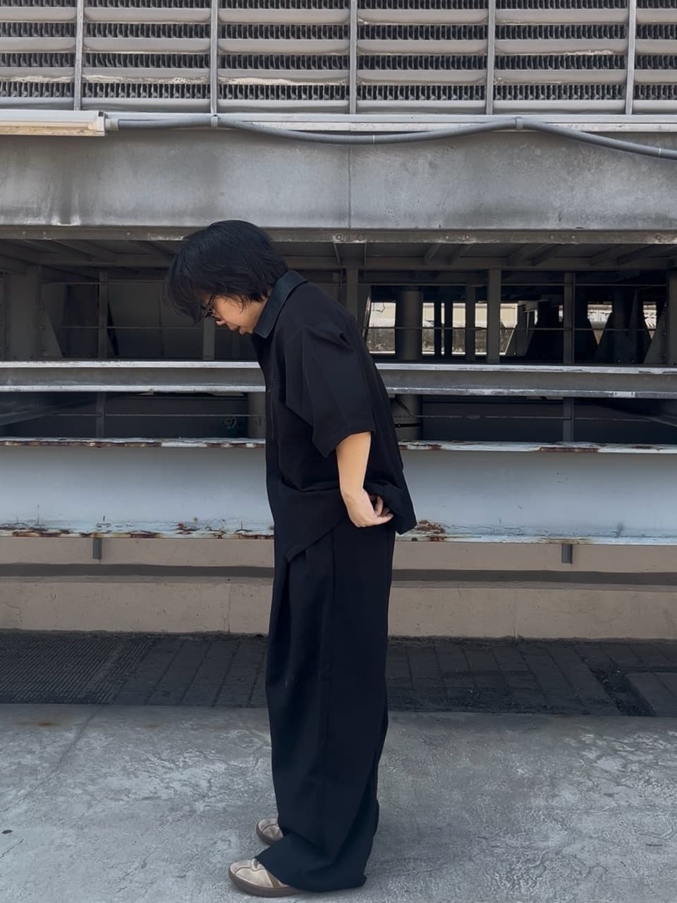 taigaさんの「tk.TAKEO KIKUCHI｜グランパバギースラックス」を使ったコーディネート