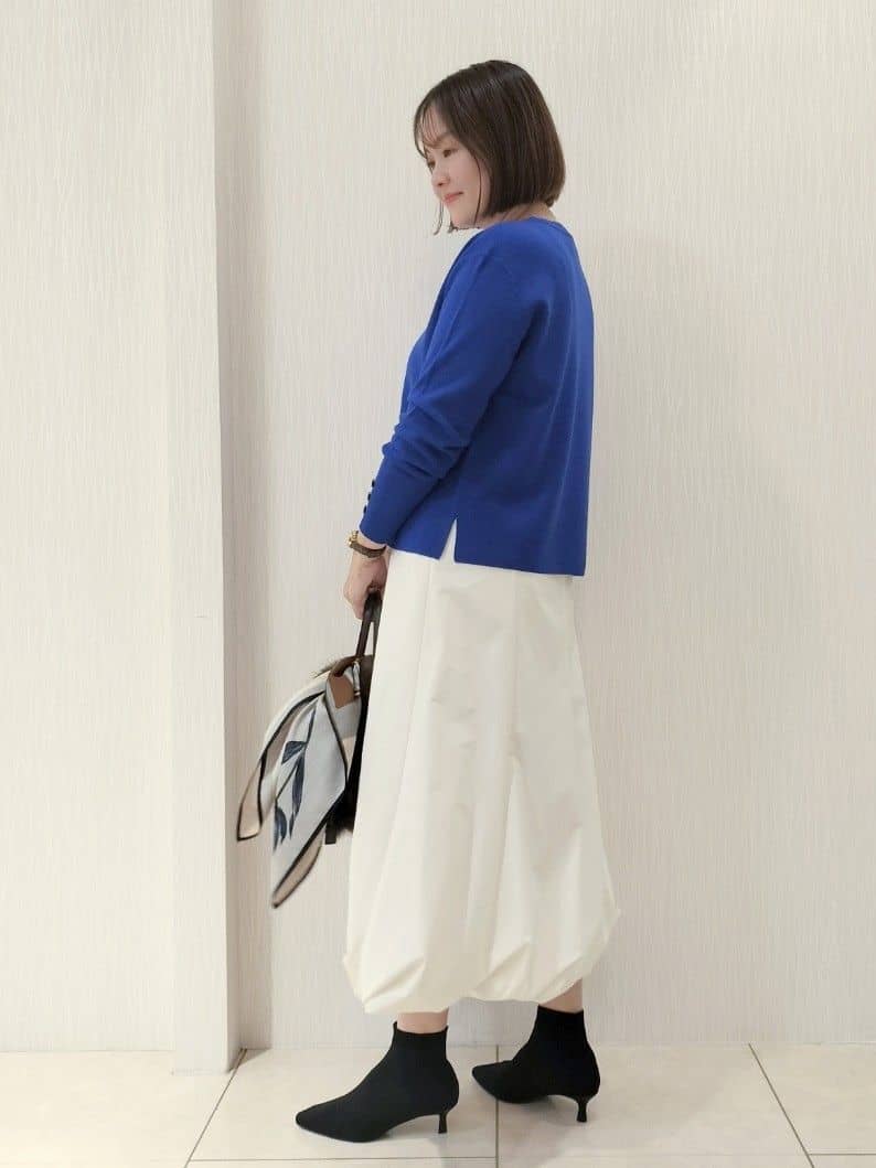 naokoさんの「UNTITLED｜【アンサンブル可/洗える】ウールミラノリブニット」を使ったコーディネート