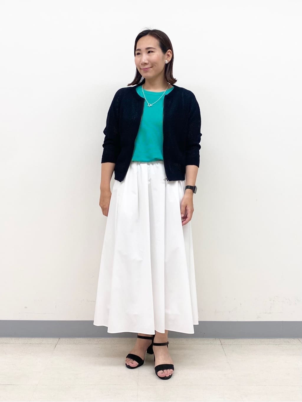 YUKARIさんの「INDIVI｜バイカラーショートネックレス」を使ったコーディネート