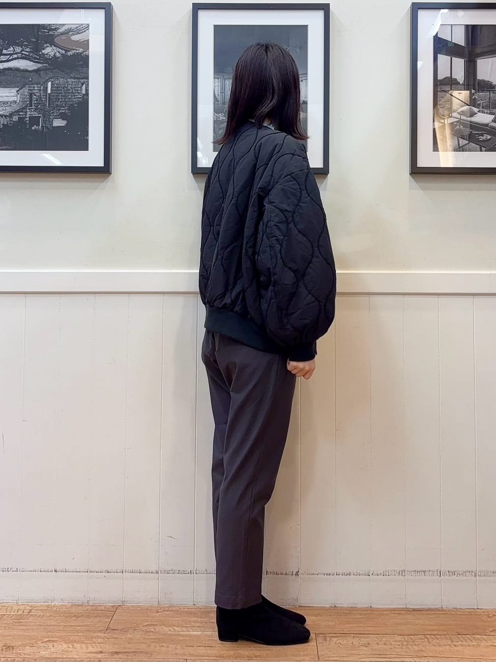 えぬさんの「SHOO･LA･RUE｜【高レビュー/洗濯機可/SS-LL】あったか裏起毛 のびのびストレッチ テーパードパンツ」を使ったコーディネート
