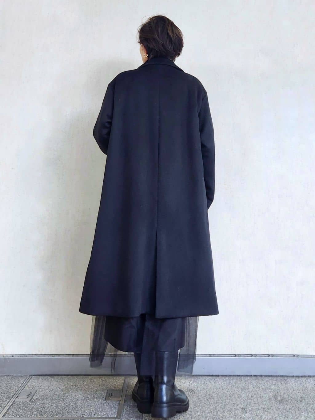milkyさんの「OPAQUE.CLIP｜カシミヤブレンドウールチェスターコート」を使ったコーディネート