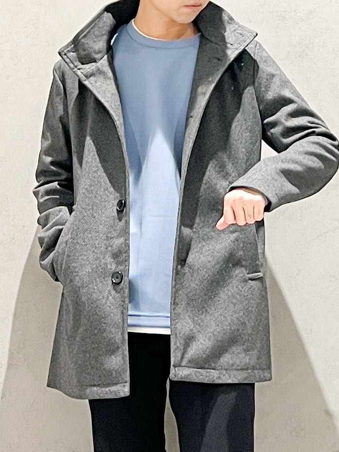 SHI-MAさんの「THE SHOP TK｜プレミアムスキニーパンツ WARM【裏起毛/360&deg;ストレッチ/洗濯機OK】」を使ったコーディネート