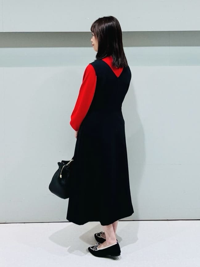 makiさんの「UNTITLED｜【8色展開／コンパクト丈】レーヨン混 コクーンニット」を使ったコーディネート