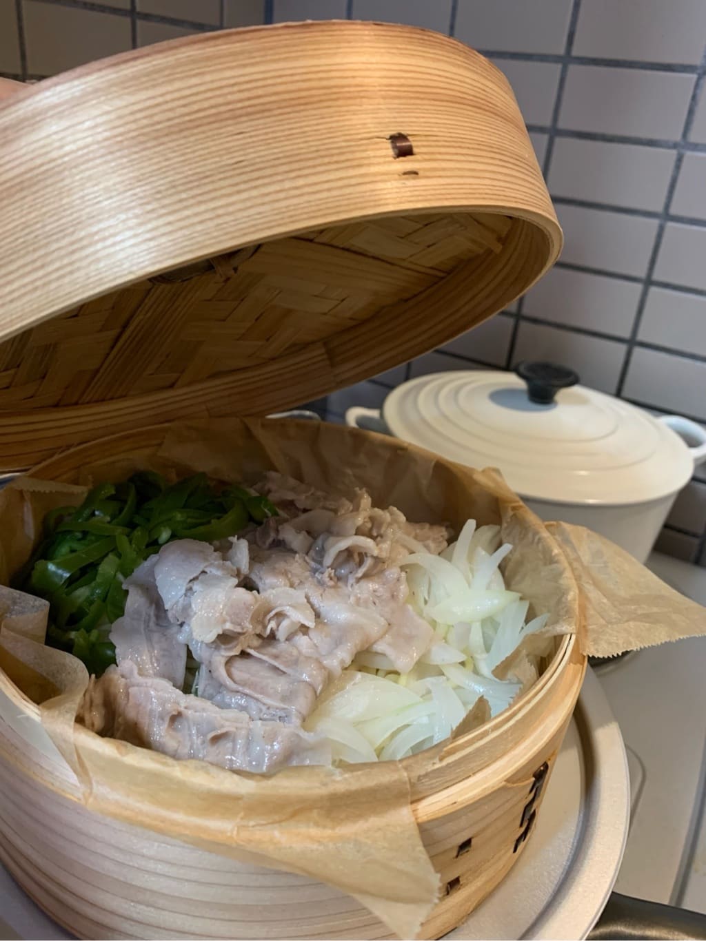 mikachoさんの「212 KITCHEN STORE｜杉中華セイロ 15cm 蓋」を使ったコーディネート