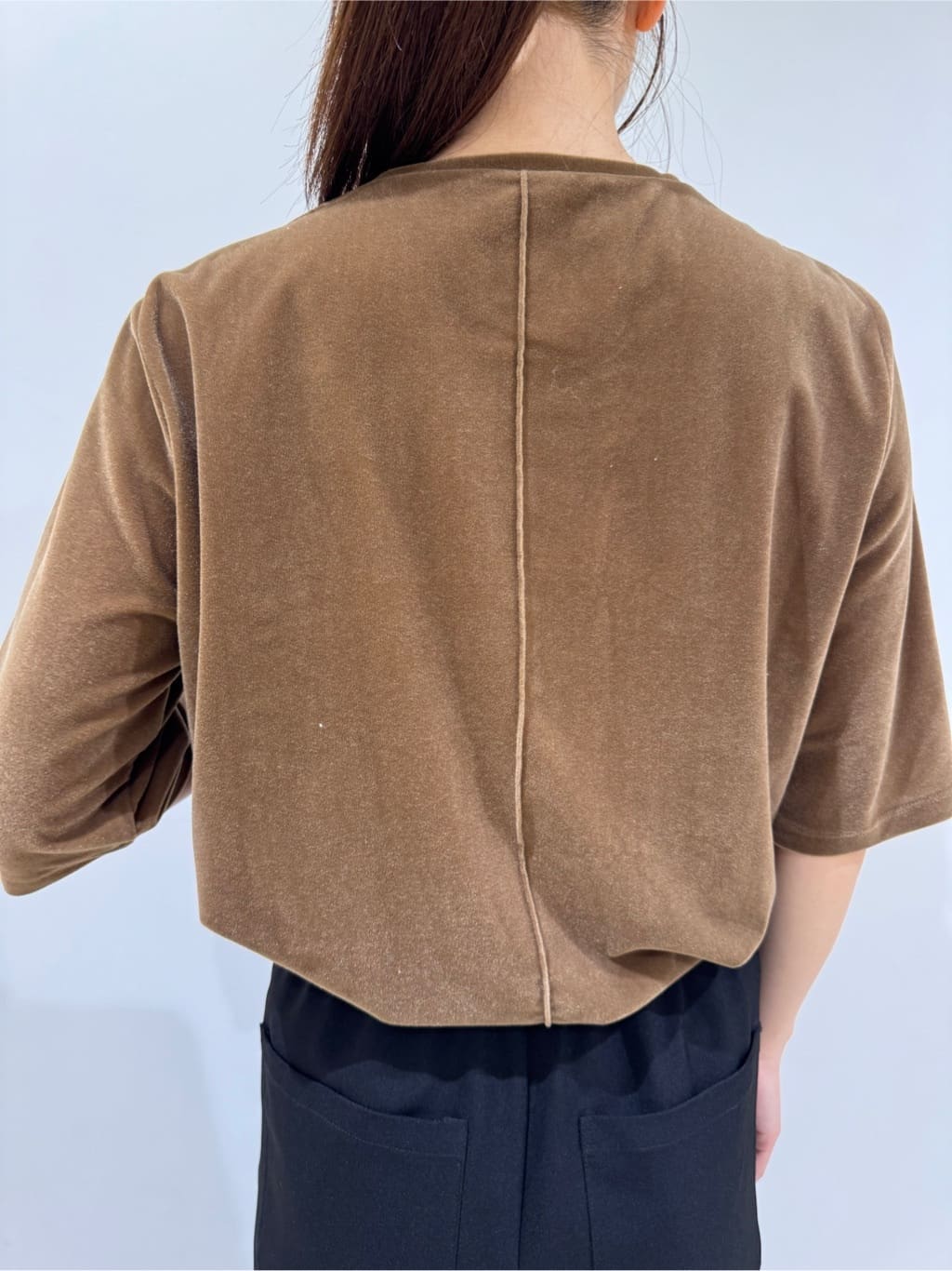 haruさんの「Dessin｜【洗える】シアーベロアトップス」を使ったコーディネート