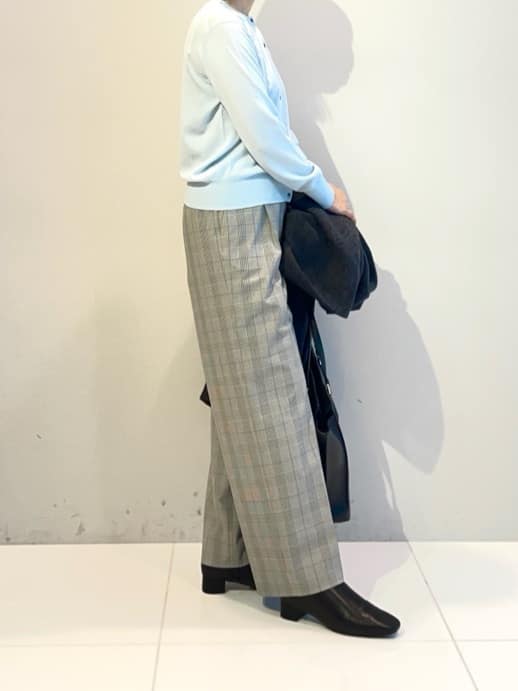 murayamaさんの「INDIVI｜【軽量／ウール混】ライトフォルム ロングコート」を使ったコーディネート