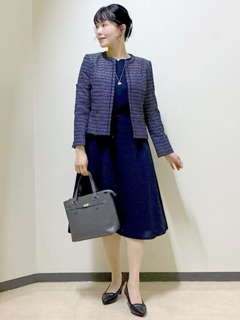  beni_gingerさんの「Reflect｜【SS-4Lサイズ／付属リボン】スリーブデザインジョーゼットワンピース」を使ったコーディネート