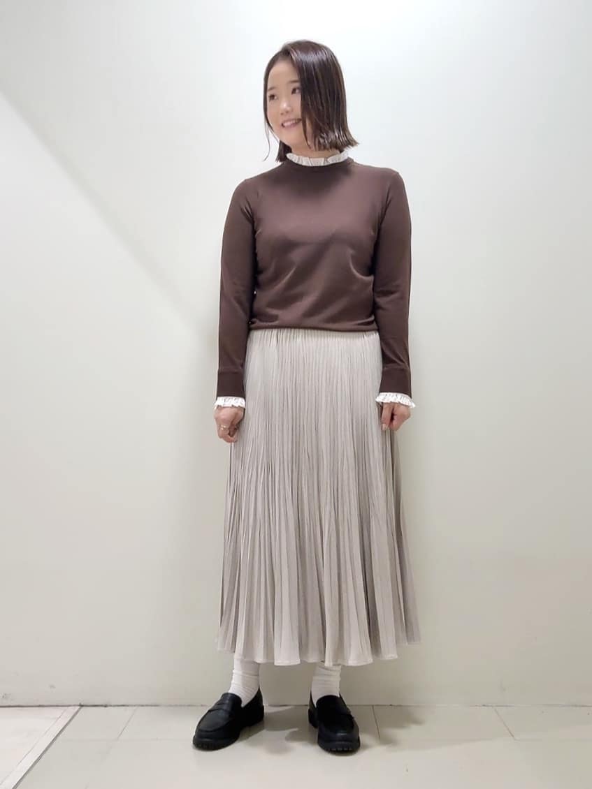 YUIさんの「UNTITLED｜【ミディ丈/軽やか】セミラグランリバー コート」を使ったコーディネート