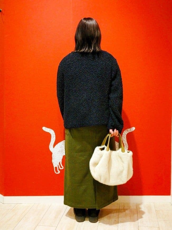 みぃーこさんの「SHOO･LA･RUE｜ファー2層2WAYトートバッグ」を使ったコーディネート