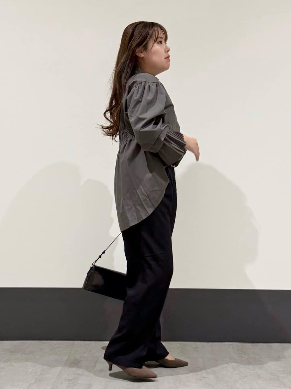 macchaさんの「THE SHOP TK｜ベルト付バレルパンツ【セットアップ可】/CAVIANシリーズ」を使ったコーディネート