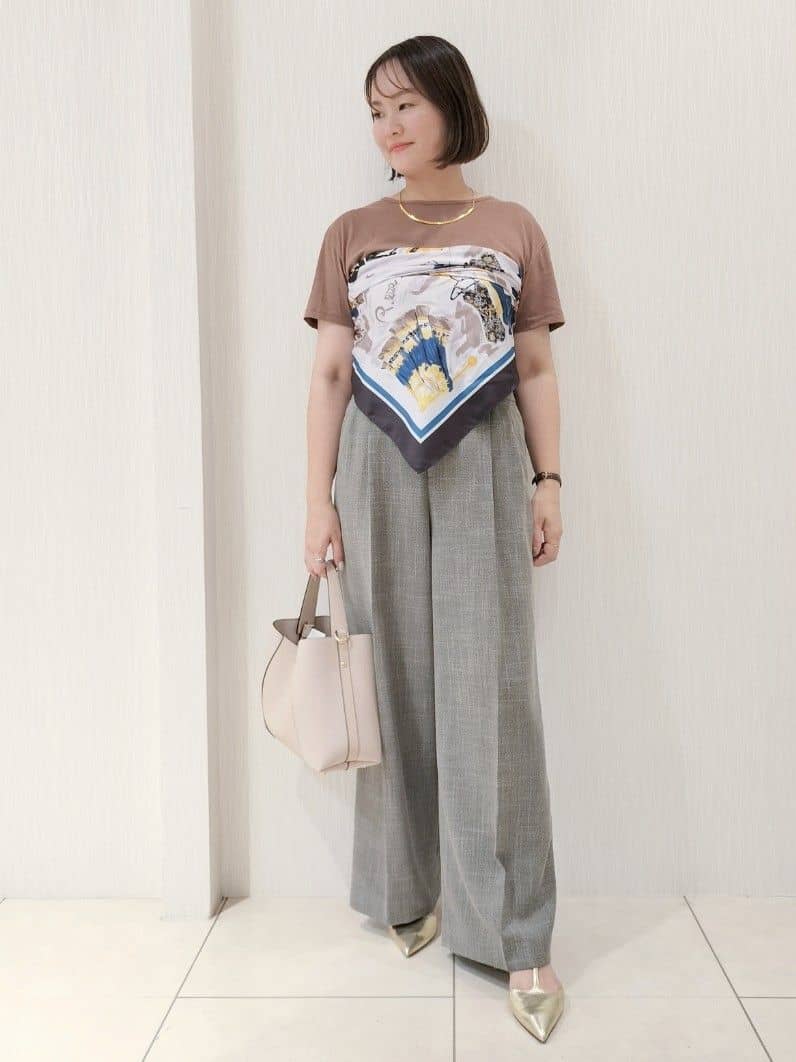 naokoさんの「UNTITLED｜【セットアップ可】ウールライク ダブルブレストジャケット」を使ったコーディネート