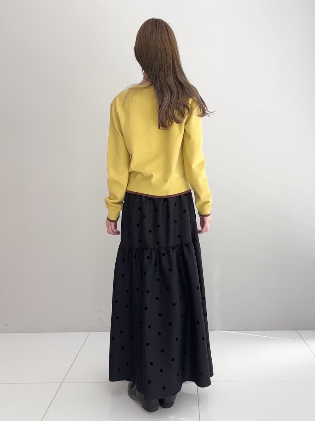 清水夏姫さんの「DRESSTERIOR｜◆Dhyana．（ディアナドット）&times;金子綾 ロングブーツ」を使ったコーディネート