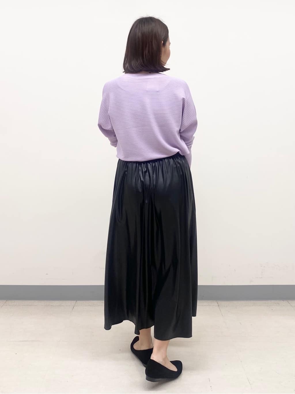 YUKARIさんの「INDIVI｜【洗える／体型カバー】美シルエットニット」を使ったコーディネート