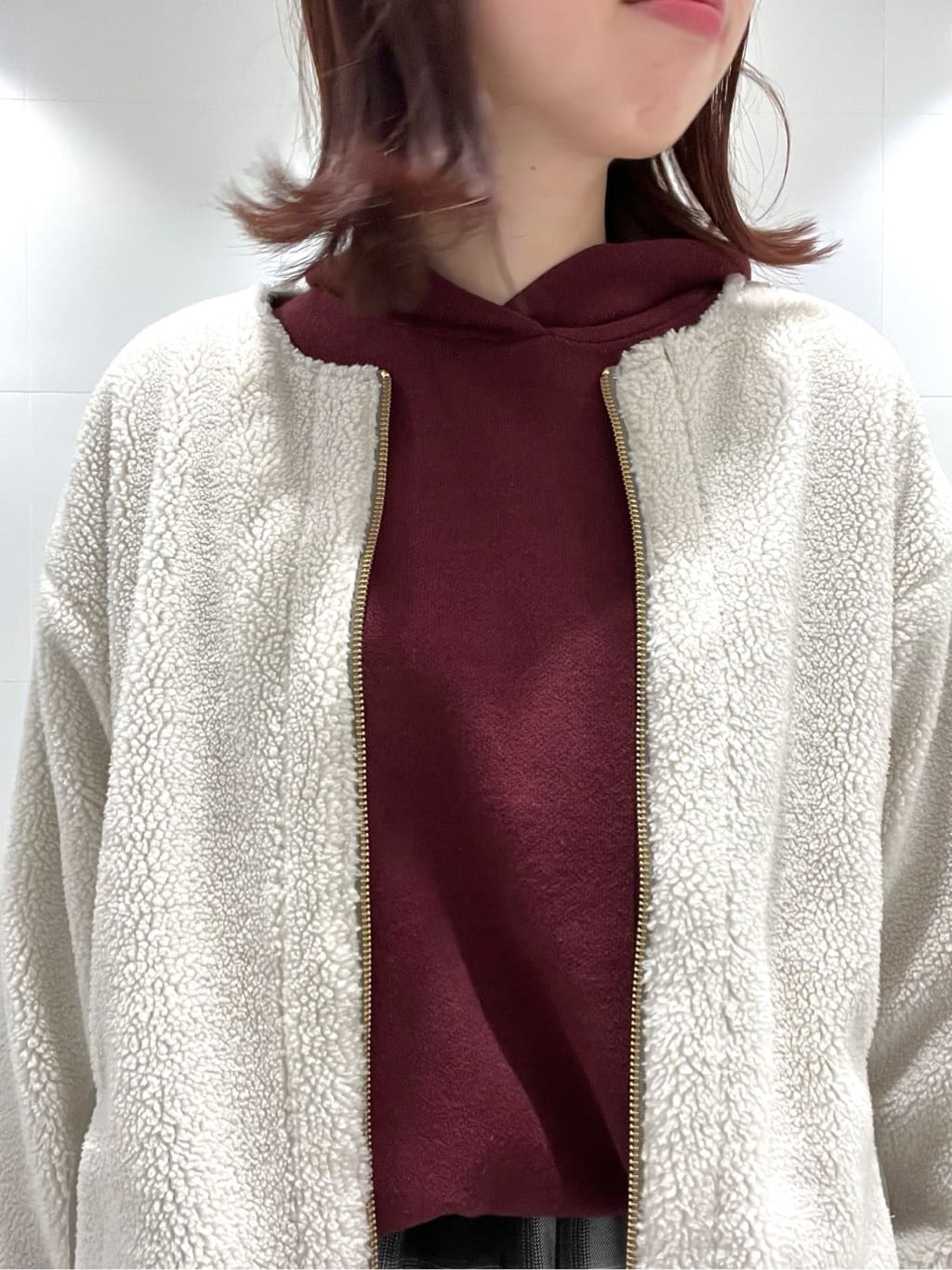 Makinoさんの「Dessin｜【2WAY】リバーシブルタフタボアアウター」を使ったコーディネート