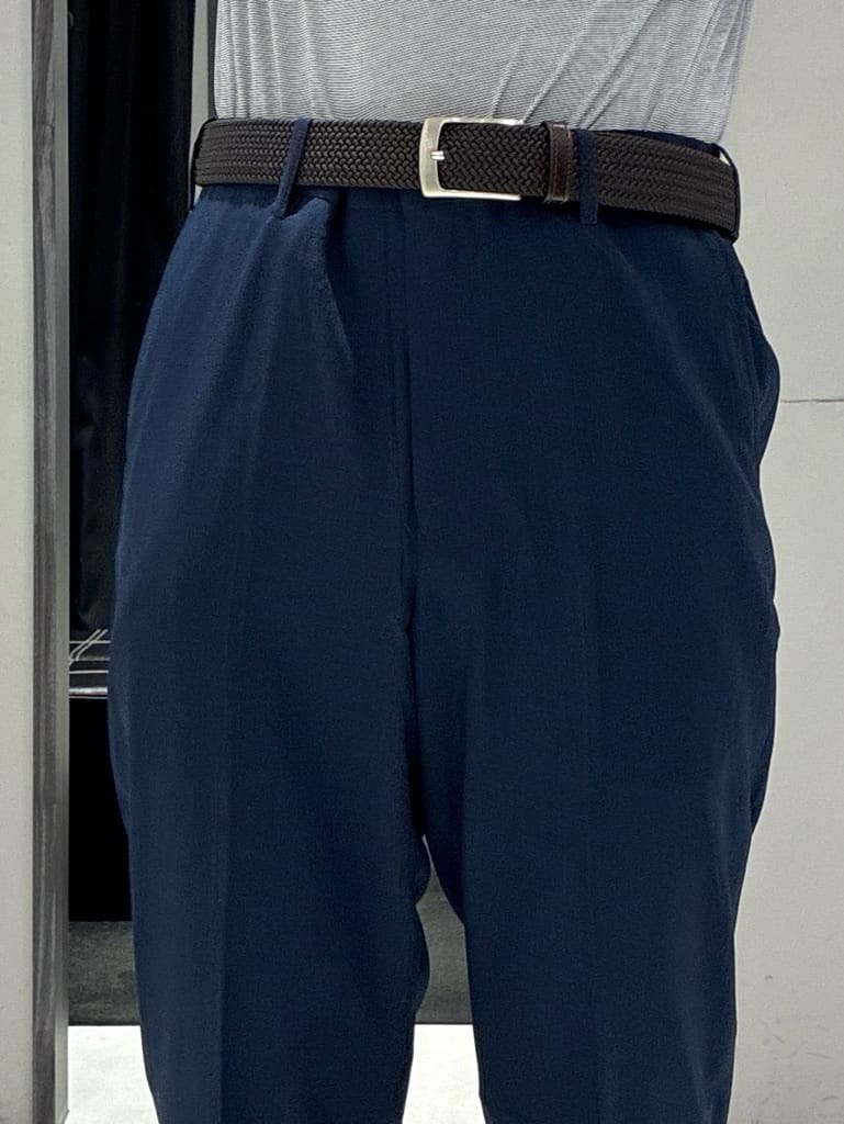 わいずみさんの「TAKEO KIKUCHI｜【COOL CITY WEAR】籠目アート柄 サッカーシャツ /通気性」を使ったコーディネート
