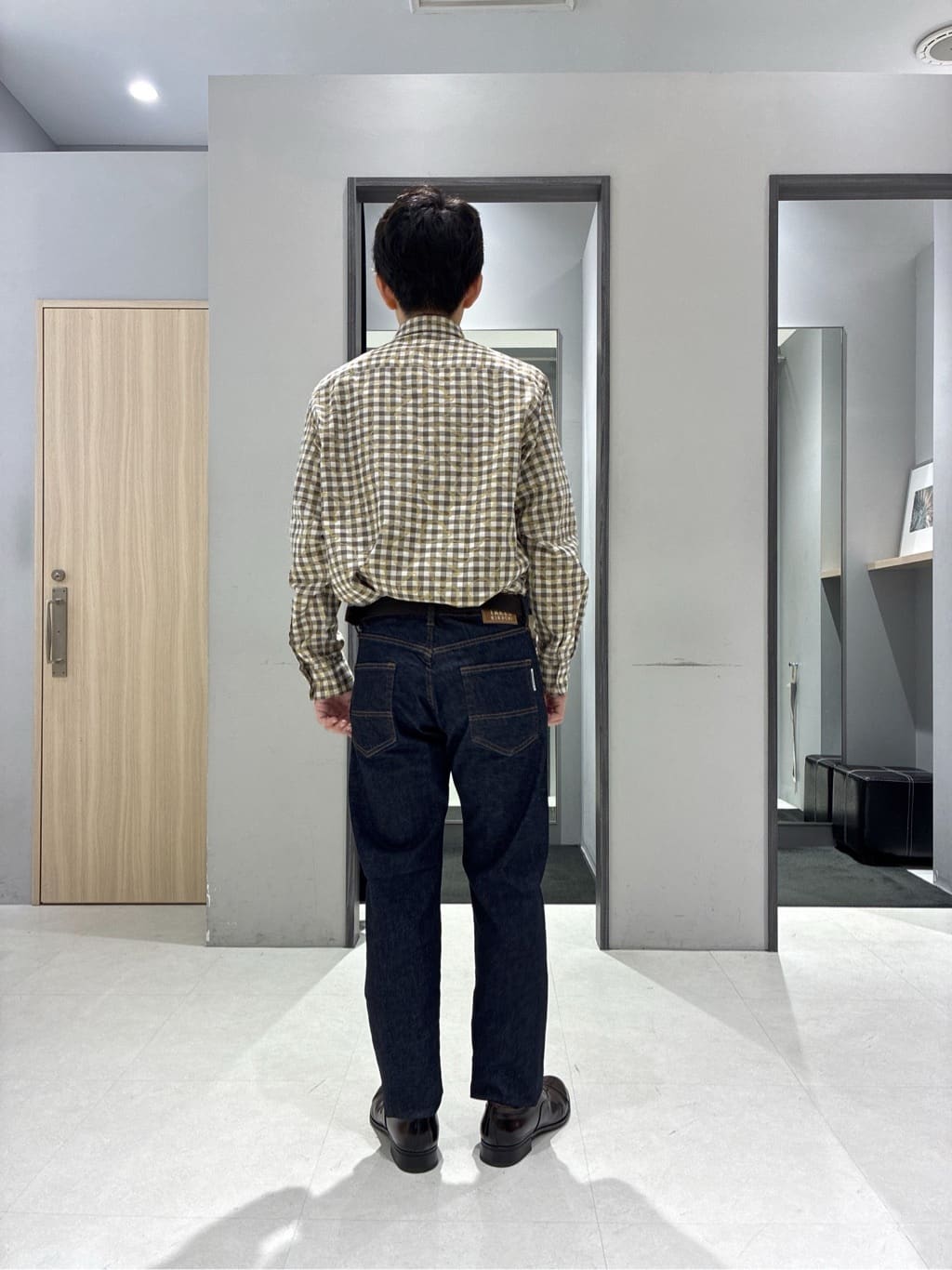 わいずみさんの「TAKEO KIKUCHI｜【None Of Stress】アクティブジャージ 千鳥 ジャケット」を使ったコーディネート