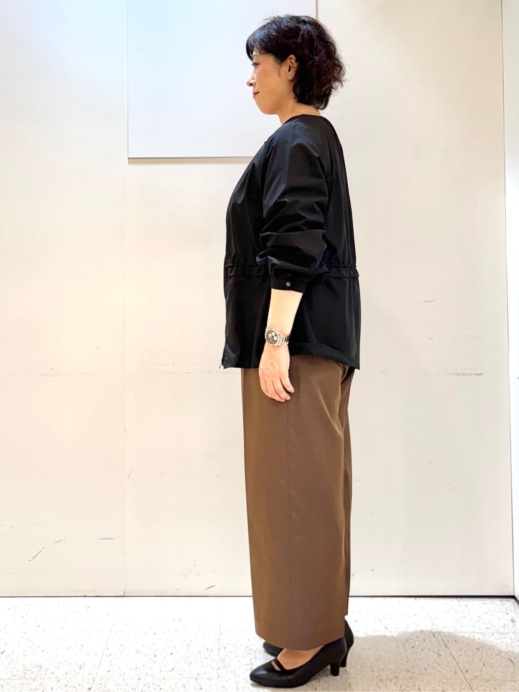 ヤスコさんの「Reflect｜【パンツにもスカートにも合わせやすい◎】ライティブルゾン」を使ったコーディネート