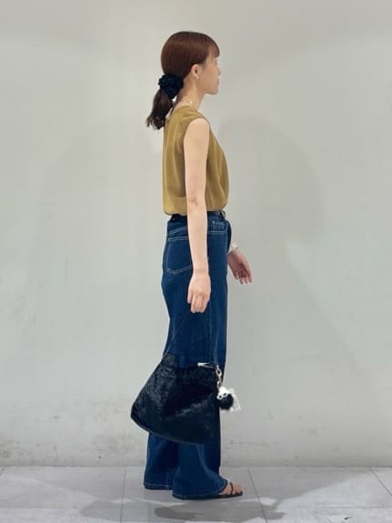 kyokaさんの「UNTITLED｜【アンサンブル可/洗える】シアーノースリーブ プルオーバー」を使ったコーディネート
