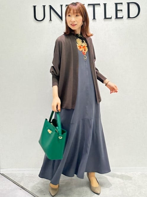 Miwaさんの「UNTITLED｜【セットアップ可/花柄エレガント】アンティークフラワー柄ブラウス」を使ったコーディネート