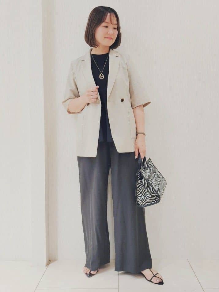 naokoさんの「UNTITLED｜ビッグオーバルネックレス」を使ったコーディネート