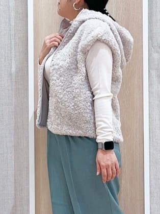 naoさんの「grove｜【名品アウター/3WAY・はっ水】ボアライナー付マウンテンパーカ」を使ったコーディネート