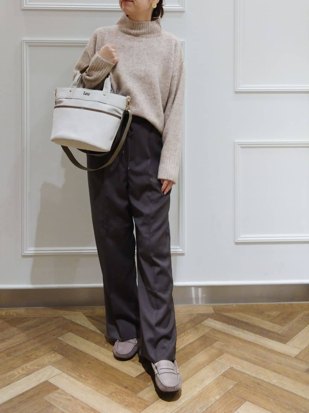 おとうふさんの「SHOO･LA･RUE｜モカシンローファー」を使ったコーディネート