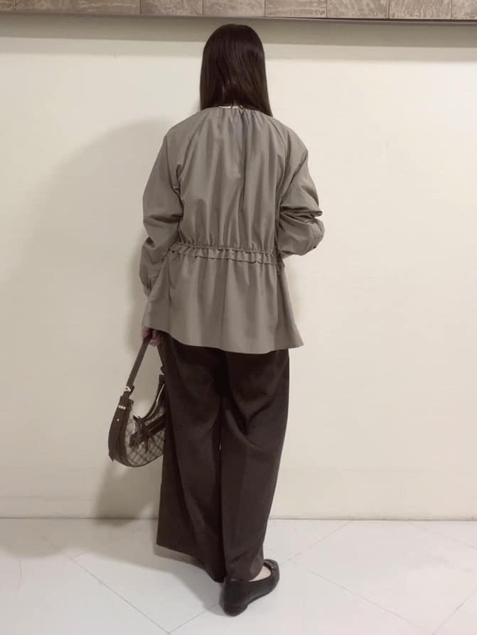yukaさんの「Reflect｜【パンツにもスカートにも合わせやすい◎】ライティブルゾン」を使ったコーディネート