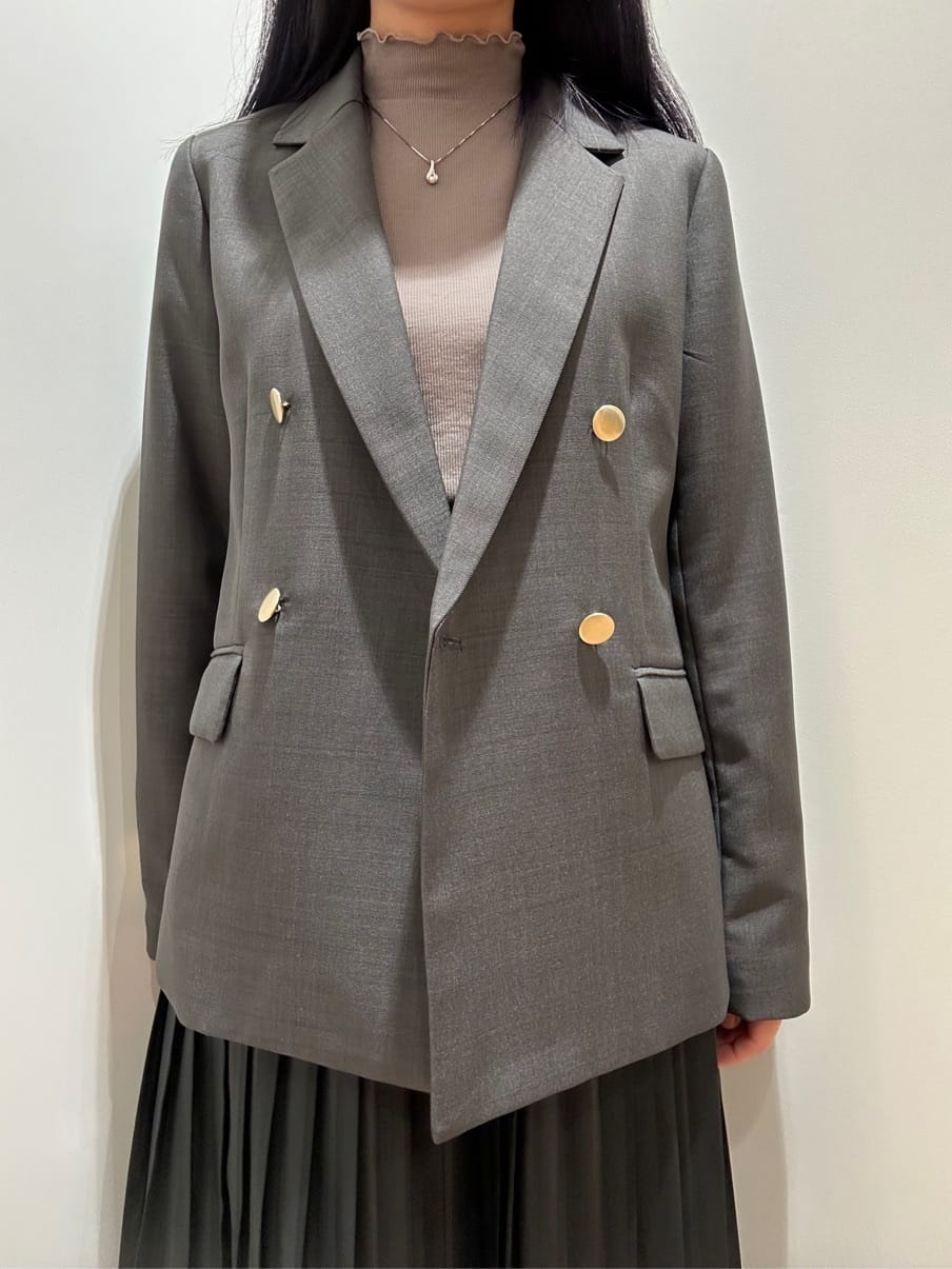 Yumeさんの「grove｜【カセット服】ダブルブレストテーラードジャケット」を使ったコーディネート