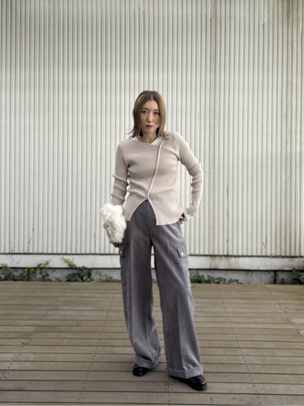 kotakiさんの「INDIVI｜シグネチャーシアーロンT」を使ったコーディネート